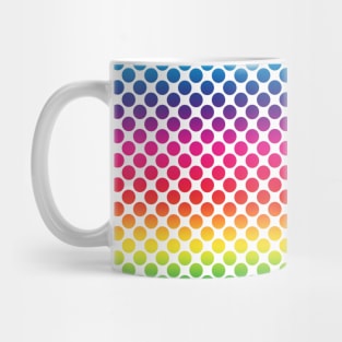 Cool Pattern Neck Gator Rainbow Polka Dots Rainbow Pattern Mug